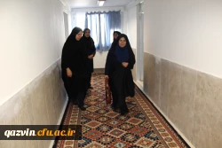 افتتاح دوسرای دانشجویی بهسازی شده دردانشگاه فرهنگیان استان قزوین توسط خانم دکتر علی نژاد معاونت دانشجویی 6