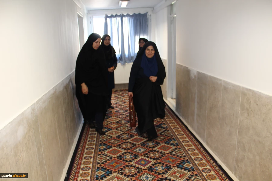 افتتاح دوسرای دانشجویی بهسازی شده دردانشگاه فرهنگیان استان قزوین توسط خانم دکتر علی نژاد معاونت دانشجویی 6