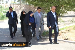 افتتاح دوسرای دانشجویی بهسازی شده دردانشگاه فرهنگیان استان قزوین توسط خانم دکتر علی نژاد معاونت دانشجویی 10