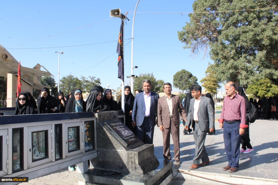 تجدیدمیثاق دانشجومعلمان جدیدالورود استان قزوین باحضور درگلزارشهدای قزوین 3