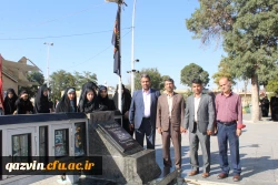 تجدیدمیثاق دانشجومعلمان جدیدالورود استان قزوین باحضور درگلزارشهدای قزوین 4