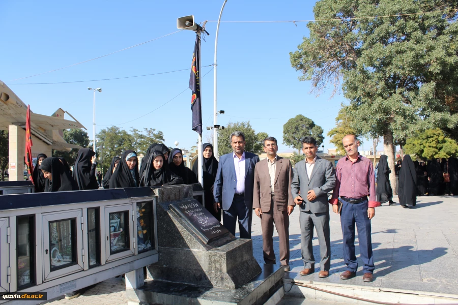 تجدیدمیثاق دانشجومعلمان جدیدالورود استان قزوین باحضور درگلزارشهدای قزوین 3