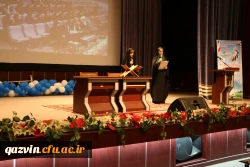 مراسم استقبال اازدانشجویان پردیس بنت الهدی صدر قزوین برگزارشد. 6