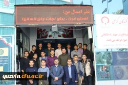 اهدای خون مدیریت،کارکنان ودانشجویان دانشگاه فرهنگیان استان قزوین 3