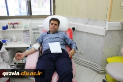 اهدای خون مدیریت،کارکنان ودانشجویان دانشگاه فرهنگیان استان قزوین 6