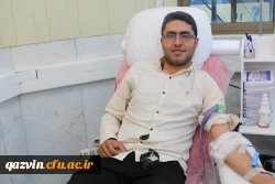 اهدای خون مدیریت،کارکنان ودانشجویان دانشگاه فرهنگیان استان قزوین 8