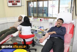 اهدای خون مدیریت،کارکنان ودانشجویان دانشگاه فرهنگیان استان قزوین 10
