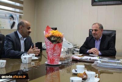 دیدار مدیریت ومسئولین دانشگاه فرهنگیان استان با مدیر کل جدید آموزش وپرورش استان قزوین