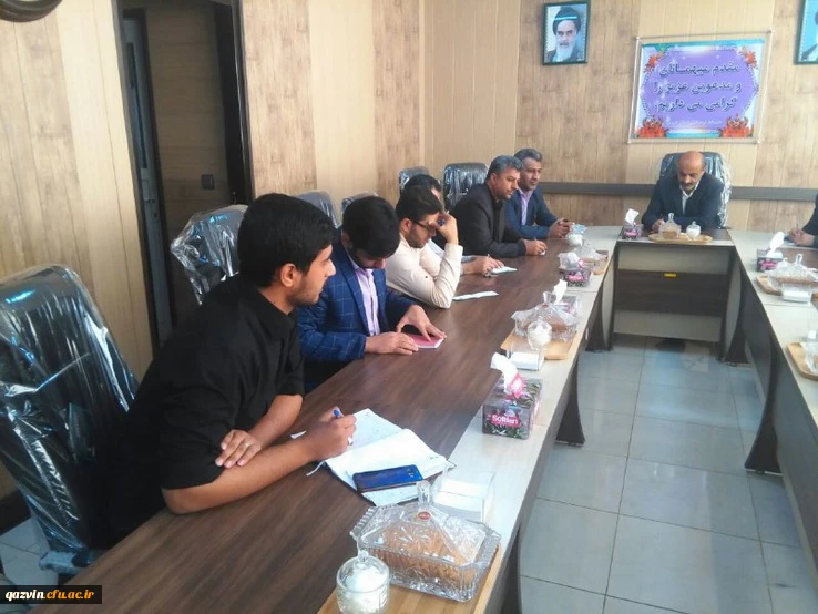 دیدار صمیمی مدیریت امور پردیس های دانشگاه فرهنگیان استان قزوین با اعضای شورای صنفی پردیس های 2