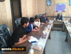 دیدار صمیمی مدیریت امور پردیس های دانشگاه فرهنگیان استان قزوین با اعضای شورای صنفی پردیس های 4