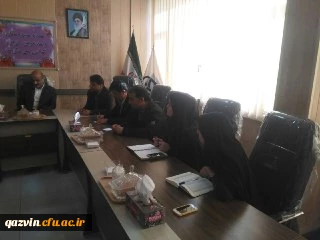 دیدار صمیمی مدیریت امور پردیس های دانشگاه فرهنگیان استان قزوین با اعضای شورای صنفی پردیس های 5