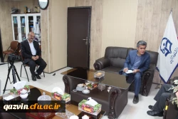 دیدار مدیریت امور پردیس های استان بااستاد آرم که 18سال رییس تربیت معلم قزوین بودند 9