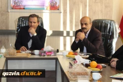 نشست دکتر طاهری نیا معاون پژوهشی دانشگاه فرهنگیان کشور با اساتید واعضای هیئت علمی دانشگاه فرهنگیان استان قزوین 7