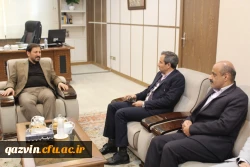 دیدار معاون پژوهشی دانشگاه فرهنگیان کشور با معاون سیاسی امنیتی استانداری قزوین 2