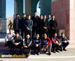 اردوی یک روزه دانشجویان دانشگاه فرهنگیان استان قزوین به بوستان فدک و امام زاده باراجین(ع)قزوین 2