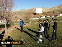 اردوی یک روزه دانشجویان دانشگاه فرهنگیان استان قزوین به بوستان فدک و امام زاده باراجین(ع)قزوین 2