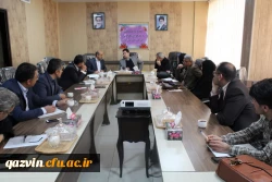 دیدارصمیمی دکتر روشندل معاون آموزشی وتحصیلات تکمیلی دانشگاه فرهنگیان کشور بااعضای هیئت علمی دانشگاه فرهنگیان استان قزوین 2