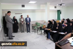 دیدارصمیمی دکتر روشندل معاون آموزشی وتحصیلات تکمیلی دانشگاه فرهنگیان کشور بااعضای هیئت علمی دانشگاه فرهنگیان استان قزوین 13