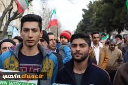 شرکت گسترده وپرشور مسئولین،کارکنان ودانشجویان دانشگاه فرهنگیان استان قزوین درراهپیمایی یوم الله 22بهمن 97 14