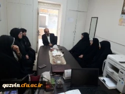 بازدیدسرزده مشاور ریاست دانشگاه فرهنگیان کشور ازپردیس های قزوین 2