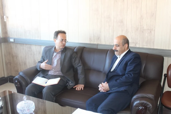 دیدارسرپرست امور پردیس های دانشگاه فرهنگیان استان قزوین بامدیرعامل مجمع خیرین مدرسه ساز استان قزوین 3