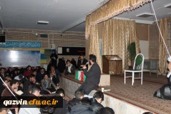 استقبال ووداع باشکوه وعاشقانه اساتید کارکنان ودانشجویان دانشگاه فرهنگیان استان قزوین با سردارشهید مدافع حرم حمیدمحمدرضایی 4