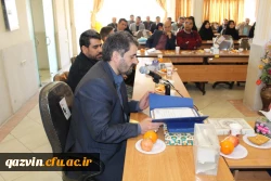 برگزاری جلسه شورای اداری دانشگاه فرهنگیان قزوین وتجلیل ازسه همکاربازنشسته درپایان اسفندماه جاری 5