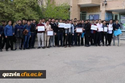 تجمع اعتراضی دانشجویان پردیس شهیدرجایی قزوین درمحکومیت توهین رژیم آمریکا به سپاه پاسداران 4