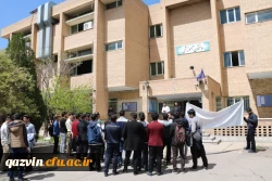 تجمع اعتراضی دانشجویان پردیس شهیدرجایی قزوین درمحکومیت توهین رژیم آمریکا به سپاه پاسداران 8