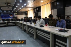 درحمایت ازسپاه پاسداران درمقابل موضع خصمانه رژیم آمریکا صورت گرفت:دیدار مسئولین ودانشجویان دانشگاه فرهنگیان استان قزوین بافرماندهان سپاه صاحب الامر(عج)استان 2