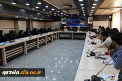 درحمایت ازسپاه پاسداران درمقابل موضع خصمانه رژیم آمریکا صورت گرفت:دیدار مسئولین ودانشجویان دانشگاه فرهنگیان استان قزوین بافرماندهان سپاه صاحب الامر(عج)استان 2