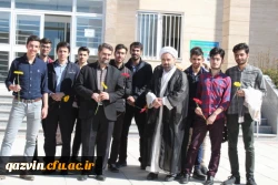 درحمایت ازسپاه پاسداران درمقابل موضع خصمانه رژیم آمریکا صورت گرفت:دیدار مسئولین ودانشجویان دانشگاه فرهنگیان استان قزوین بافرماندهان سپاه صاحب الامر(عج)استان 2