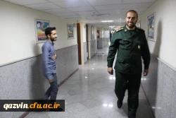 درحمایت ازسپاه پاسداران درمقابل موضع خصمانه رژیم آمریکا صورت گرفت:دیدار مسئولین ودانشجویان دانشگاه فرهنگیان استان قزوین بافرماندهان سپاه صاحب الامر(عج)استان 2