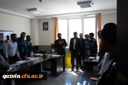 درحمایت ازسپاه پاسداران درمقابل موضع خصمانه رژیم آمریکا صورت گرفت:دیدار مسئولین ودانشجویان دانشگاه فرهنگیان استان قزوین بافرماندهان سپاه صاحب الامر(عج)استان 2