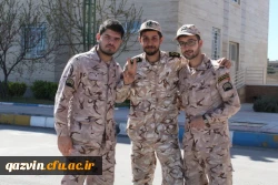 درحمایت ازسپاه پاسداران درمقابل موضع خصمانه رژیم آمریکا صورت گرفت:دیدار مسئولین ودانشجویان دانشگاه فرهنگیان استان قزوین بافرماندهان سپاه صاحب الامر(عج)استان 2