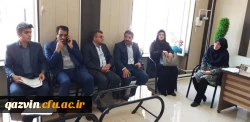 دیدار سرپرست امور پردیس های دانشگاه فرهنگیان استان قزوین به همراه مسئولین آموزش وپرورش استان ازدبستان شرافت 3