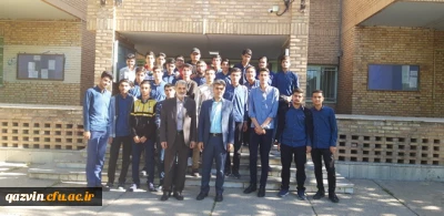 بازدیددانش آموزان دبیرستان علامه جعفری از پردیس شهیدرجایی قزوین به مناسبت طرح روز دانشگاه بدون حصار