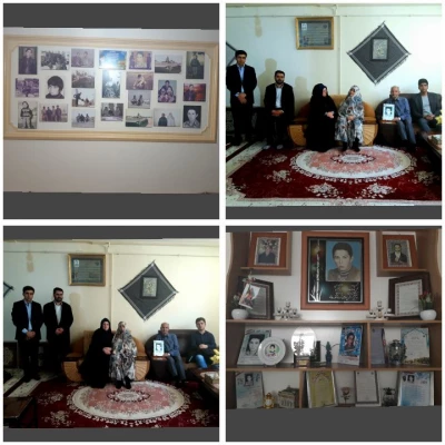 دیدارسرپرست دانشگاه فرهنگیان استان قزوین با خانواده دانش آموز شهید احمدعبداللهی 5