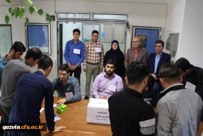 برگزاری انتخابات شورای صنفی دانشجویان دردانشگاه فرهنگیان استان قزوین