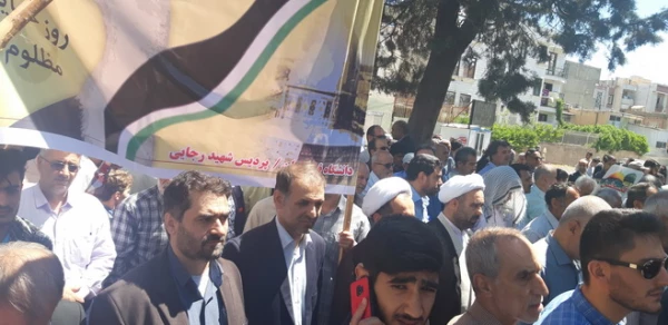 شرکت اساتید،دانشجویان وکارکنان دانشگاه فرهنگیان استان قزوین درراهپیمایی باشکوه روز قدس 7