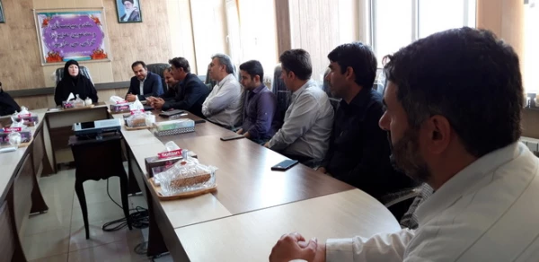 مراسم تکریم ومعارفه فرمانده پایگاه بسیج کارمندی دانشگاه فرهنگیان استان قزوین 3