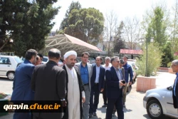 دکتر کچوئیان معاون ارزیابی وعملکرد وتضمین کیفیت دانشگاه فرهنگیان کشور ازروند مصاحبه داوطلبان ورود به دانشگاه دردانشگاه فرهنگیان استان قزوین بازدیدکرد. 5