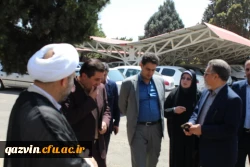 دکتر کچوئیان معاون ارزیابی وعملکرد وتضمین کیفیت دانشگاه فرهنگیان کشور ازروند مصاحبه داوطلبان ورود به دانشگاه دردانشگاه فرهنگیان استان قزوین بازدیدکرد. 8