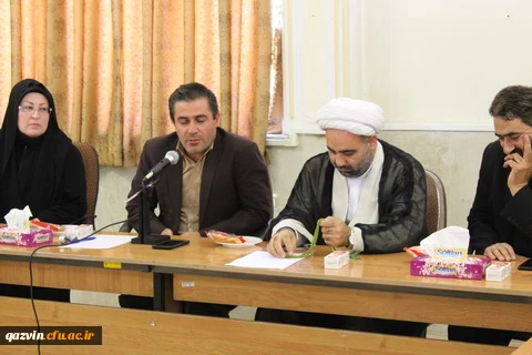 دیدار دکتر حمیدرضا مشهدی سرپرست جدید مدیریت امور پردیس های استان قزوین با کارکنان دانشگاه 2