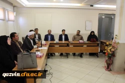 دیدار دکتر حمیدرضا مشهدی سرپرست جدید مدیریت امور پردیس های استان قزوین با کارکنان دانشگاه 8