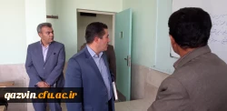 دکتر حمید رضا مشهدی سرپرست دانشگاه فرهنگیان استان قزوین به همراه معاونین وکارشناسان آموزشی از کلاس های درس پردیس شهیدرجایی قزوین بازدیدکردند. 2