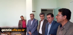 دکتر حمید رضا مشهدی سرپرست دانشگاه فرهنگیان استان قزوین به همراه معاونین وکارشناسان آموزشی از کلاس های درس پردیس شهیدرجایی قزوین بازدیدکردند. 4