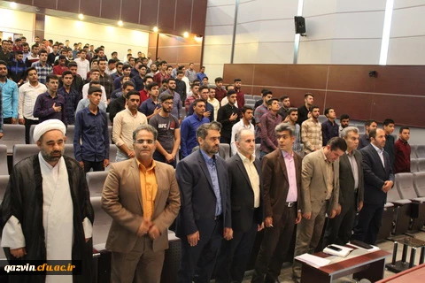 مراسم استقبال ازنودانشجومعلمان پردیس های شهیدرجایی وبنت الهدی صدر قزوین به صورت جداگانه برگزار شد. 2