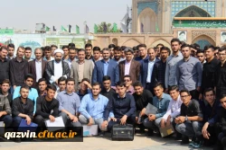 نودانشجومعلمان پردیس شهید رجایی قزوین باحضور درگلزار شهدای قزوین با آرمانهای مقدس شهدا تجدید میثاق کردند. 2