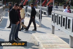 نودانشجومعلمان پردیس شهید رجایی قزوین باحضور درگلزار شهدای قزوین با آرمانهای مقدس شهدا تجدید میثاق کردند. 6